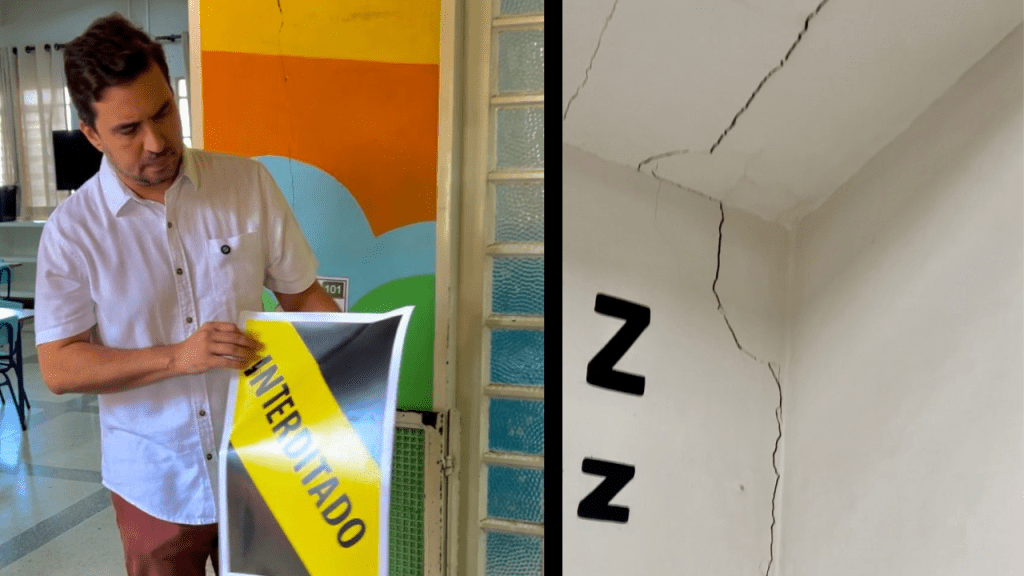 Prefeito interdita duas salas de aula na Emei Príncipe Mikasa e autoriza melhorias na unidade&nbsp;escolar