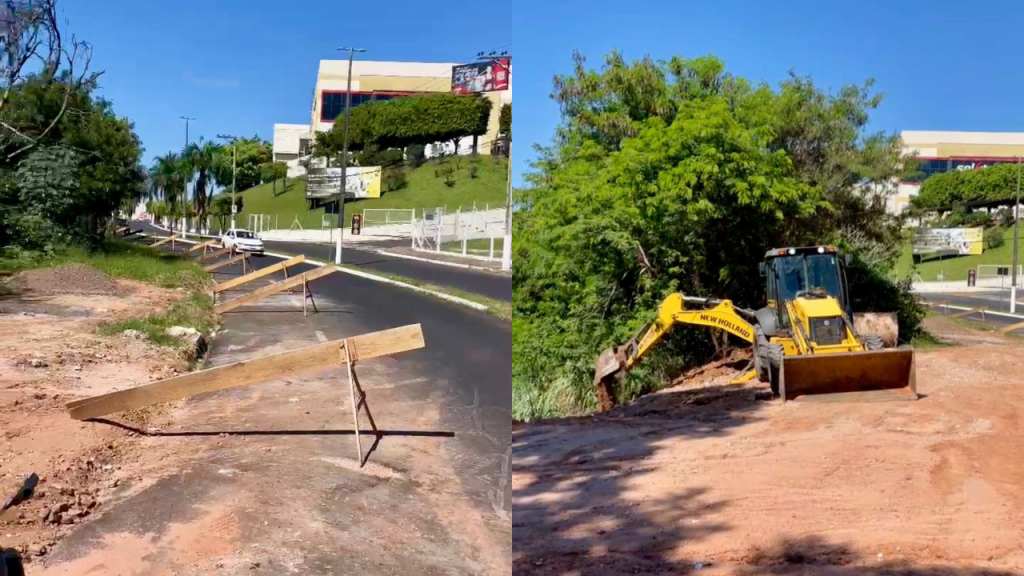 Erosão provocada por chuvas é contida em avenida da zona&nbsp;Norte