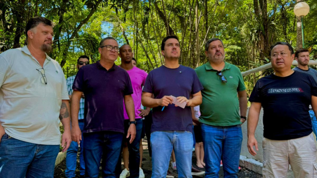 Prefeito Vinicius Camarinha anuncia projeto de revitalização do Bosque&nbsp;Municipal
