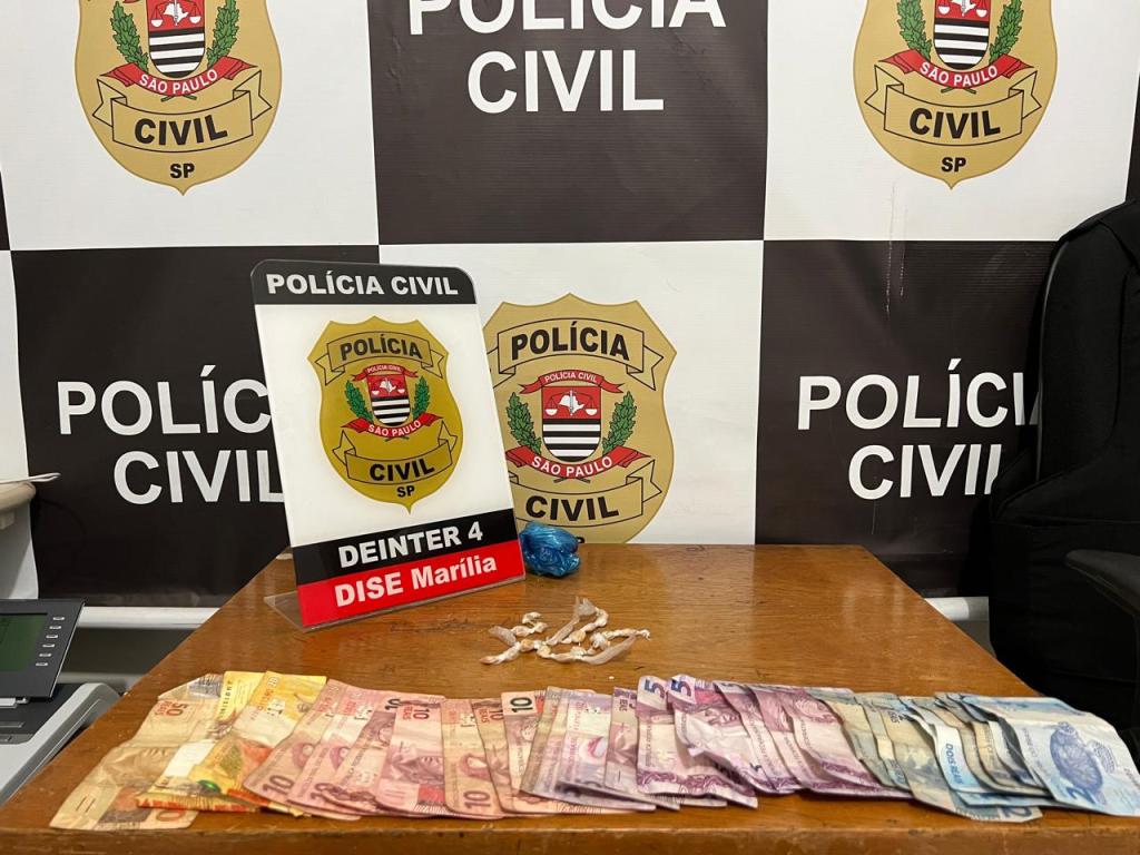 Polícia Civil prende homem em flagrante por tráfico de drogas na zona Sul de&nbsp;Marília
