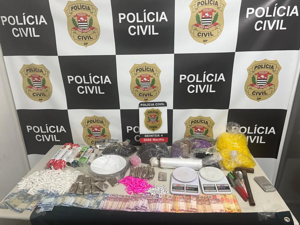 Polícia Civil de Marília deflagra operação contra organização criminosa de tráfico de drogas; 13 suspeitos foram&nbsp;presos