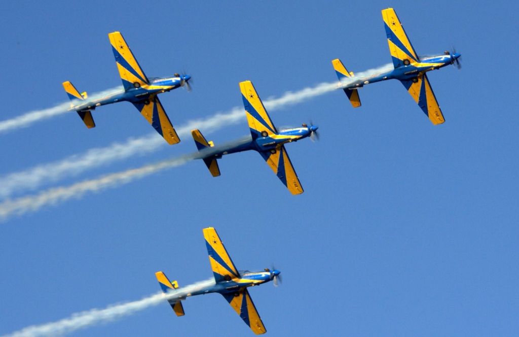 Esquadrilha da Fumaça será uma das grandes atrações do aniversário da cidade da sexta-feira 4 de&nbsp;abril