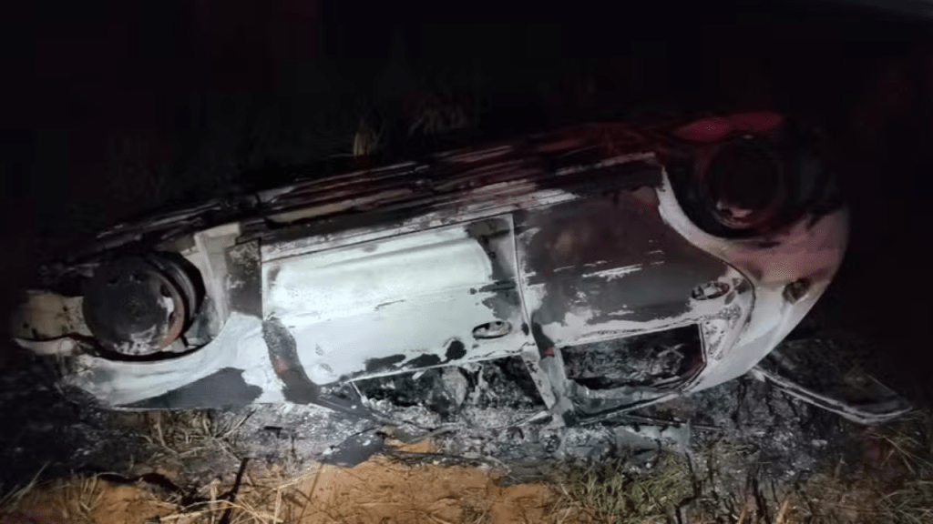 Motorista Morre Carbonizado em Acidente na Zona Rural da&nbsp;Região
