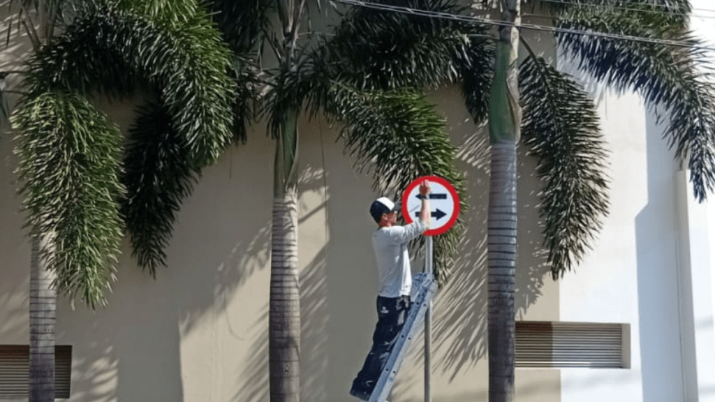 Atenção: Emdurb faz alterações no fluxo da rua Joaquim Francisco Bellomo, na zona Norte de&nbsp;Marília
