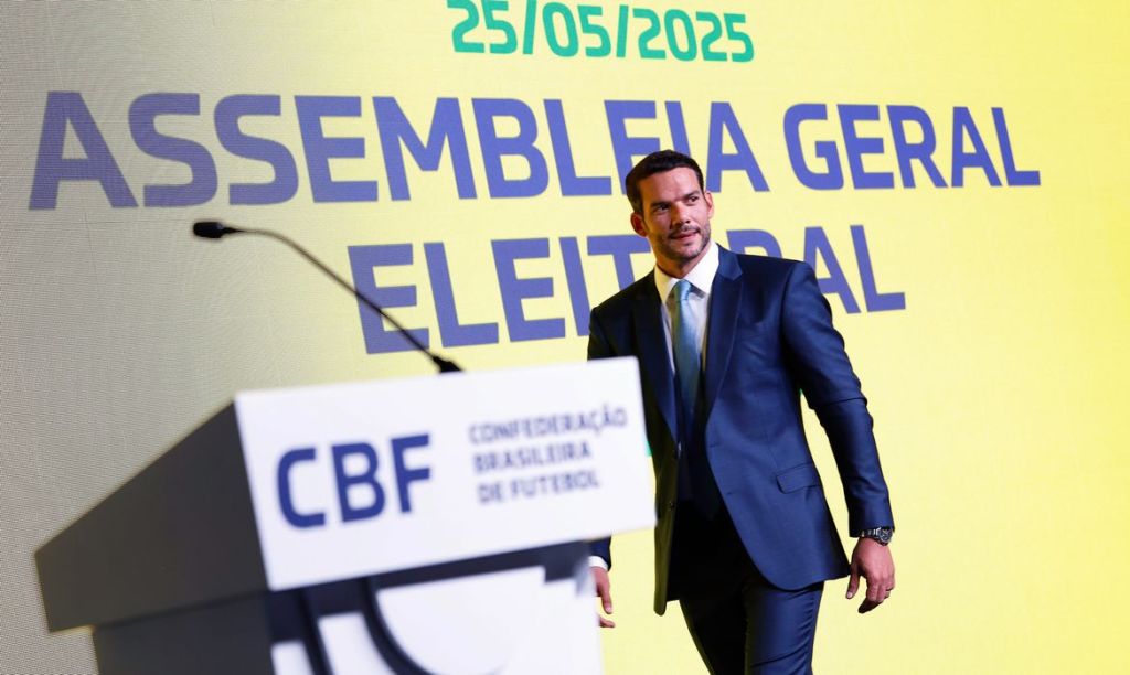 Candidato único, Samir Xaud é eleito presidente da&nbsp;CBF