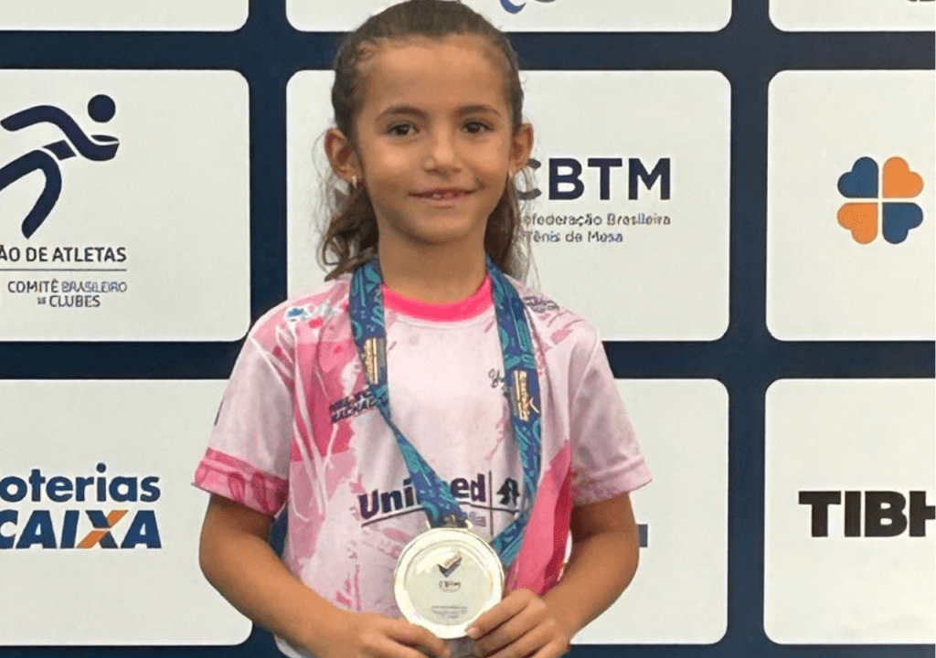 Mariliense é vice-campeã brasileira sub-07 de Tênis de&nbsp;Mesa