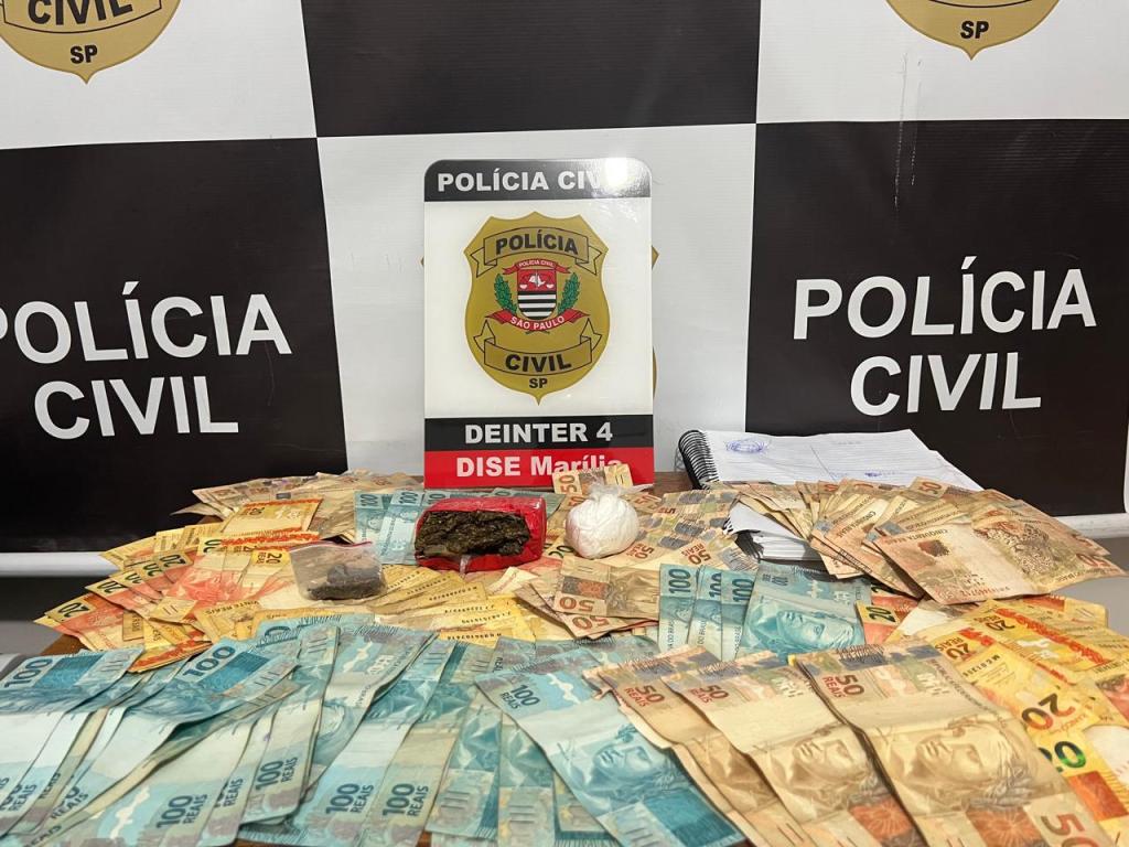 Homem é preso em flagrante por tráfico de drogas no Parque das Azaléias, em&nbsp;Marília