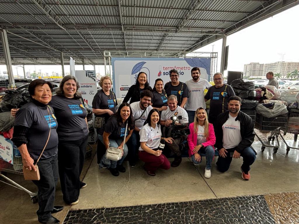 Fundo Social entrega agasalhos do projeto Termômetro Solidário a entidades de&nbsp;Marília