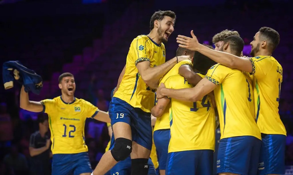 Seleção brasileira assume liderança da Liga das Nações de&nbsp;Vôlei