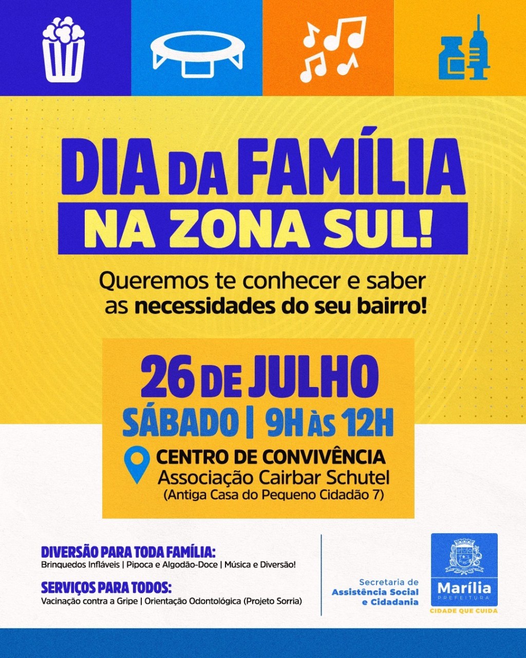 Prefeitura realiza Dia da Família na zona Sul para ouvir a população e ampliar acesso a serviços da Assistência&nbsp;Social
