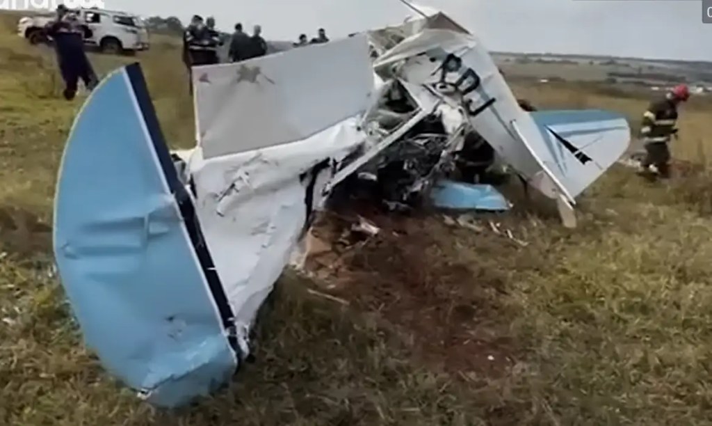 Tragédia: Duas pessoas morrem em queda de Avião na&nbsp;Região