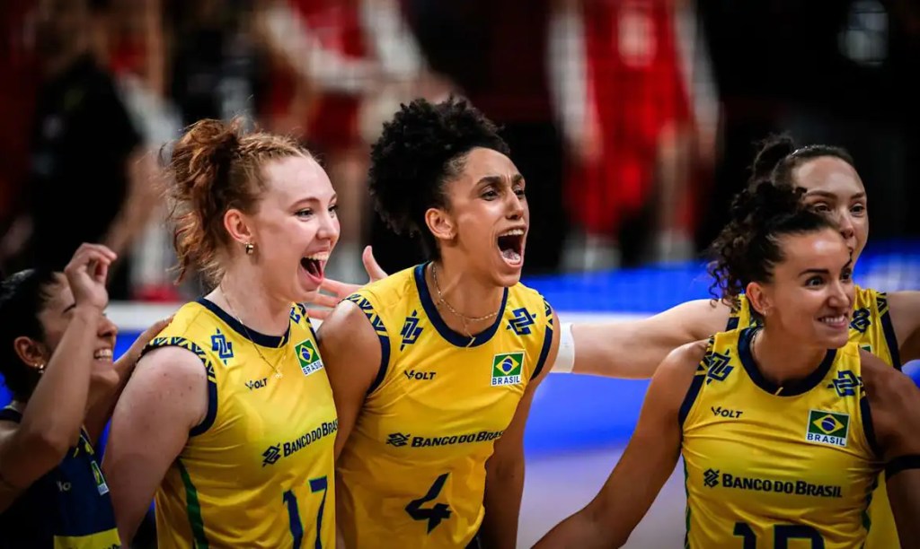 Brasil supera França por 3 sets a 2 na Liga das Nações de&nbsp;Vôlei
