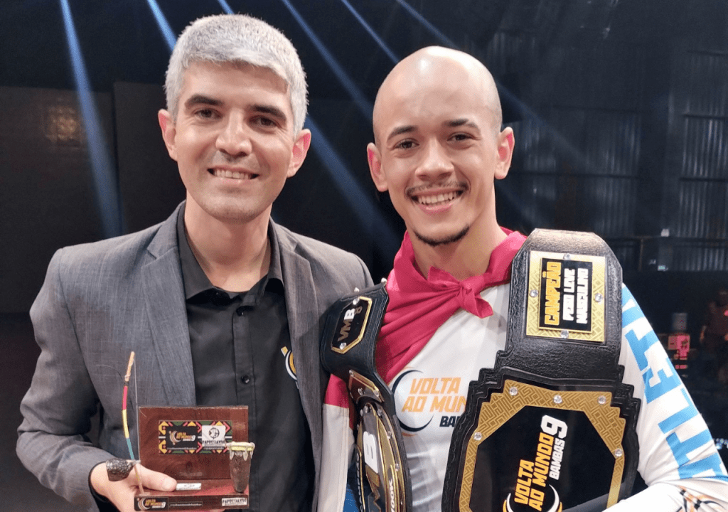 Capoeirista mariliense Lucas Furacão mantém cinturão e é Tetra Campeão Mundial em&nbsp;Brasília