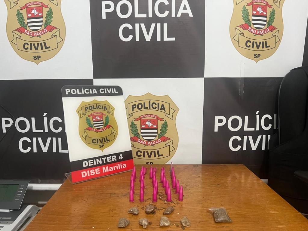 Homem é preso por tráfico de drogas na Zona Norte de Marília após deixar a prisão há menos de um&nbsp;mês