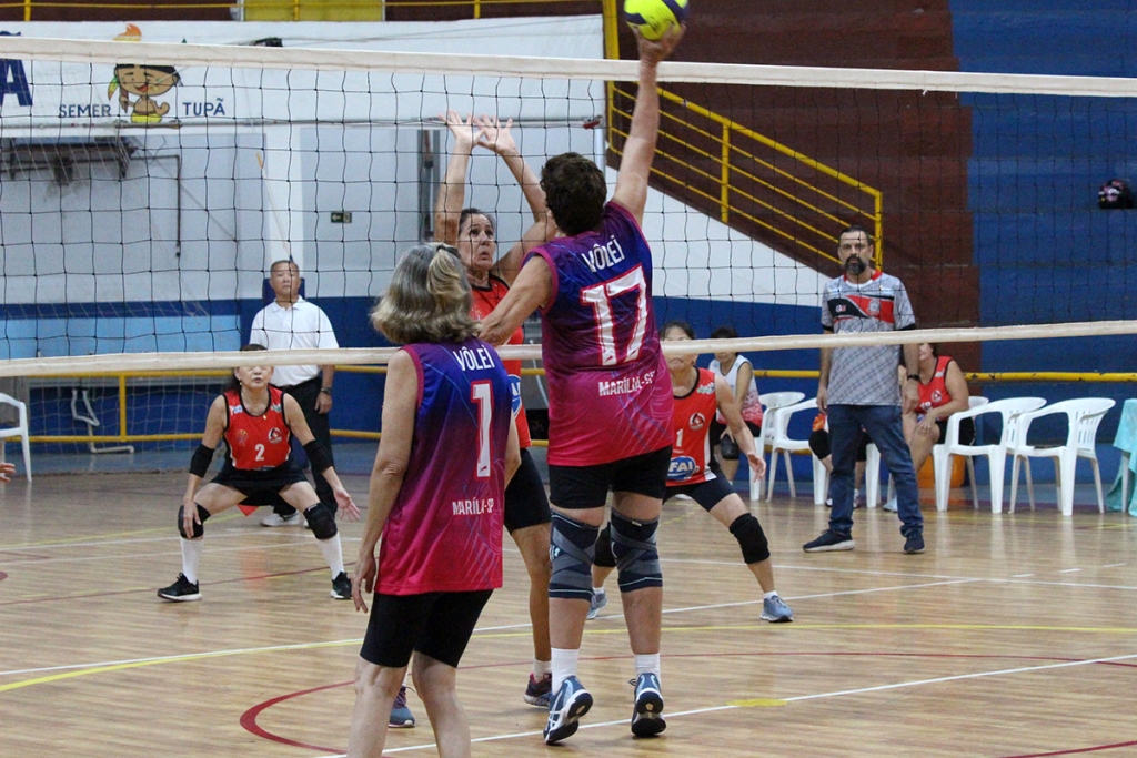 Vôlei adaptado de Marília tem 4 partidas em mais uma rodada pelo Polo 4 da Super Liga Melhor Idade&nbsp;2025