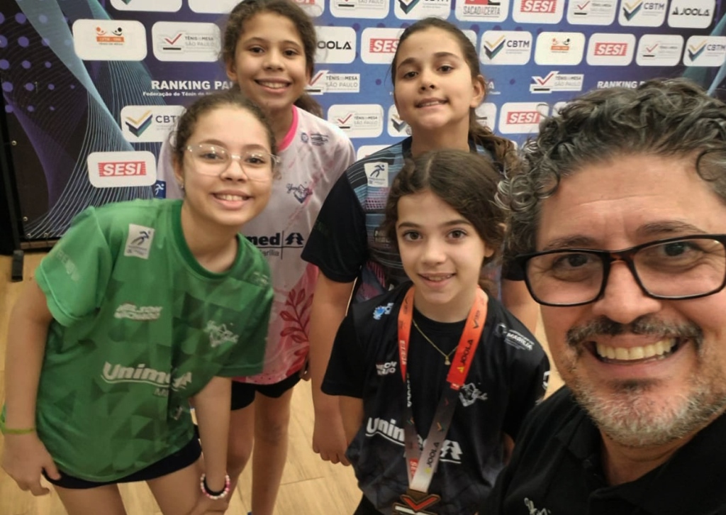 Tênis de mesa de Marília conquista nove medalhas no 5º Ranking Paulista em&nbsp;Taubaté