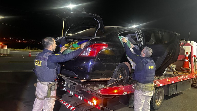 PRF apreende quase uma tonelada de maconha na BR-153, na&nbsp;Região