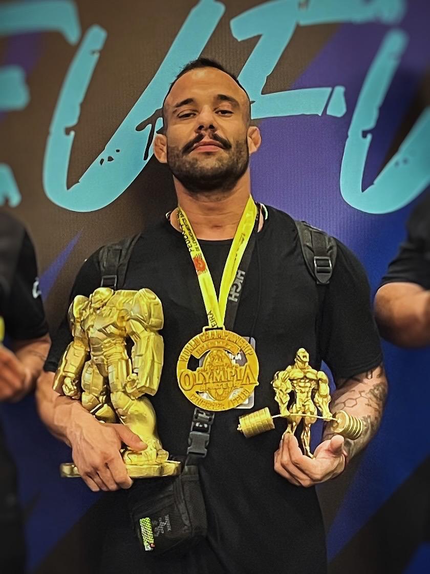 Mariliense é campeão do Levantamento Terra no Mister Olympia Brasil, em São&nbsp;Paulo