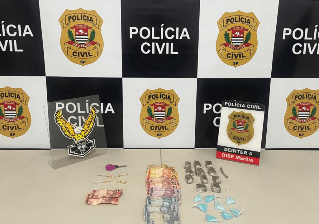 Polícia Civil prende suspeito de tráfico no Parque das Azaleias, em&nbsp;Marília