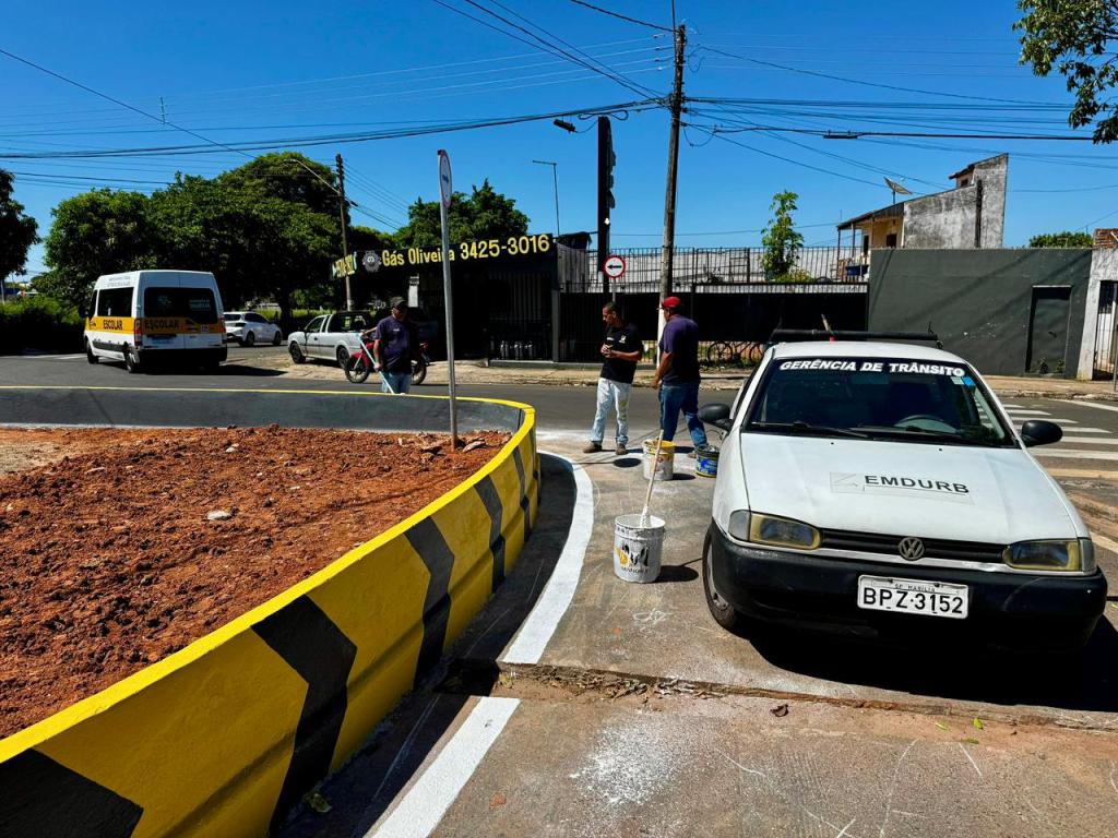Emdurb conclui obras de remodelação no sistema viário de acesso e saída do Max Atacadista&nbsp;Norte