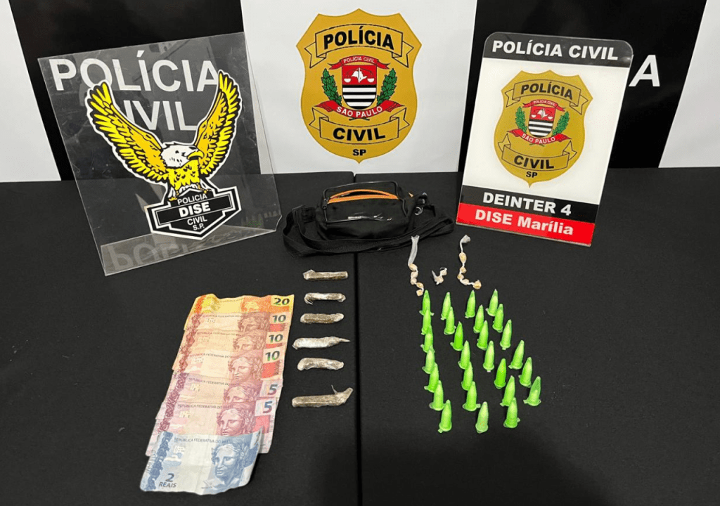 DISE prende homem em flagrante por tráfico de drogas na Zona Norte de&nbsp;Marília