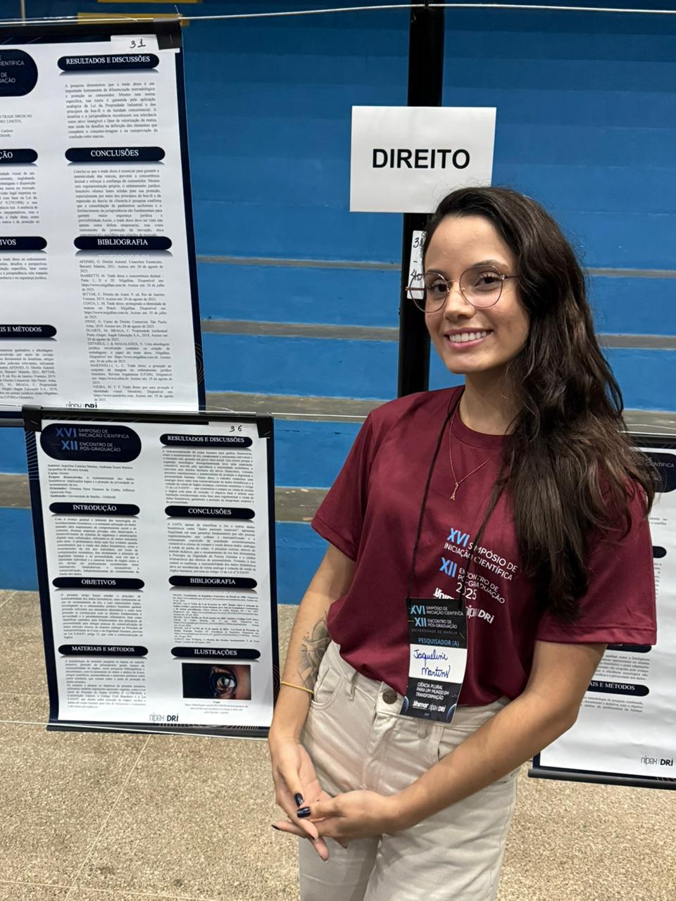 Acadêmica de Direito da Unimar conquista 2º lugar nacional no CONIC com pesquisa sobre direitos fundamentais e&nbsp;tecnologia