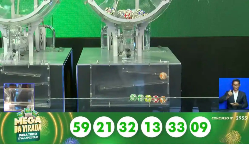 Mega da Virada premia 6 apostas; cada uma vai receber R$ 181,8&nbsp;milhões