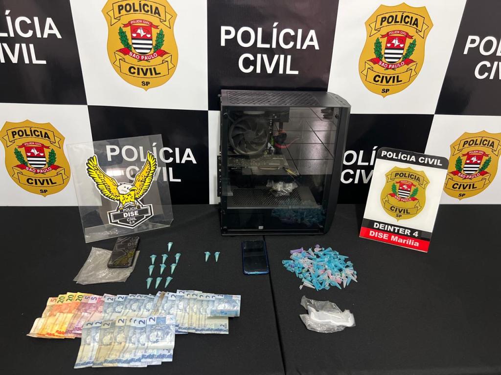 DISE prende jovem em flagrante por tráfico de drogas na Zona Sul de Marília