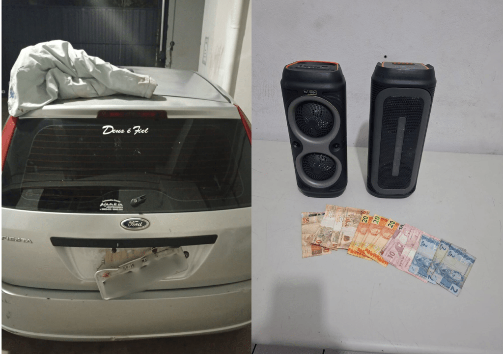 Loja é arrombada e suspeito é capturado horas depois pela&nbsp;PM