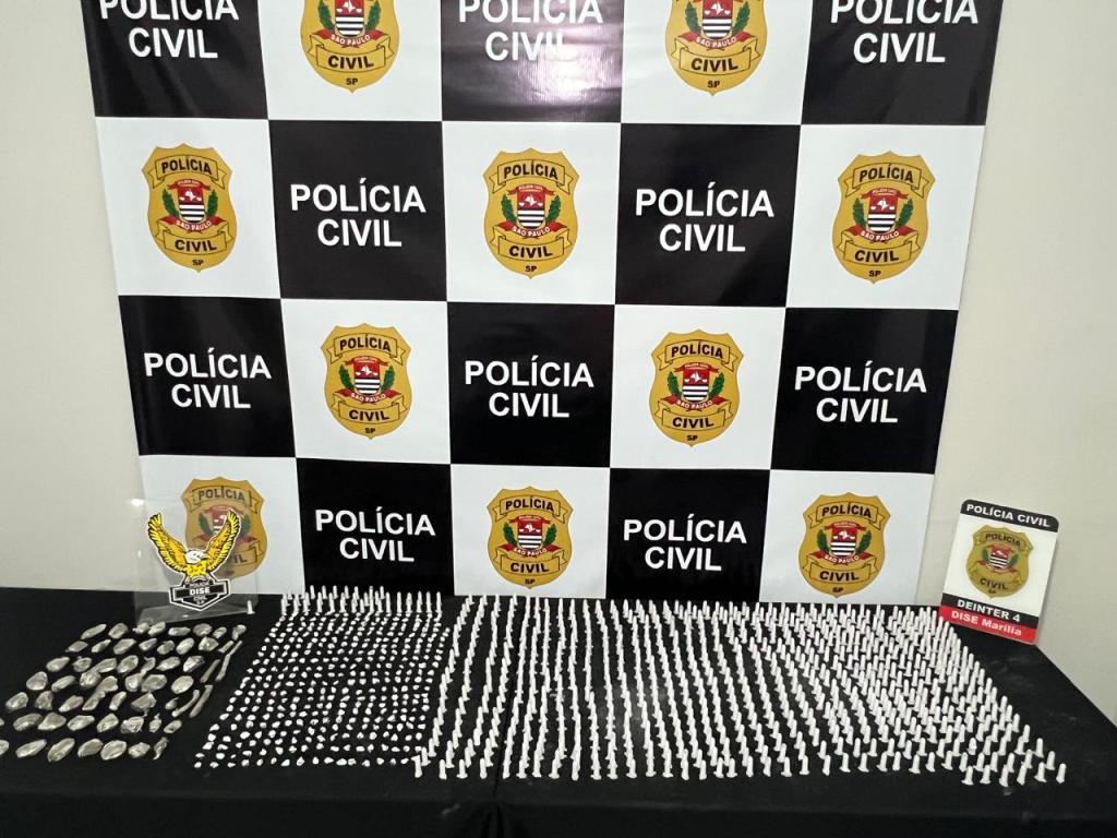 DISE de Marília prende homem por tráfico e associação ao tráfico no Bairro&nbsp;Toffoli