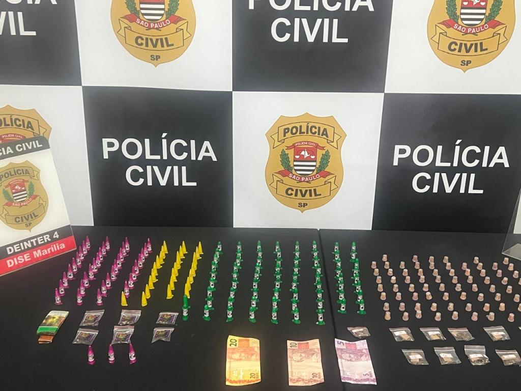 Jovem é preso com mais de 130 pinos de entorpecentes na zona&nbsp;sul