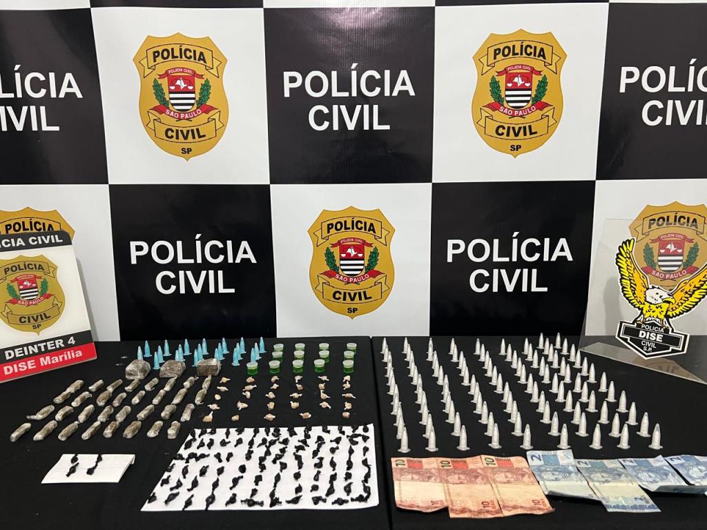 DISE prende jovem de 21 anos por tráfico em “biqueira” no bairro Primavera, em&nbsp;Marília
