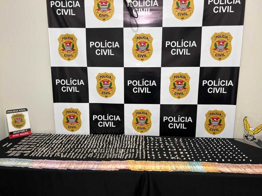 DISE prende dupla por tráfico com grande quantidade de drogas na zona sul de&nbsp;Marília