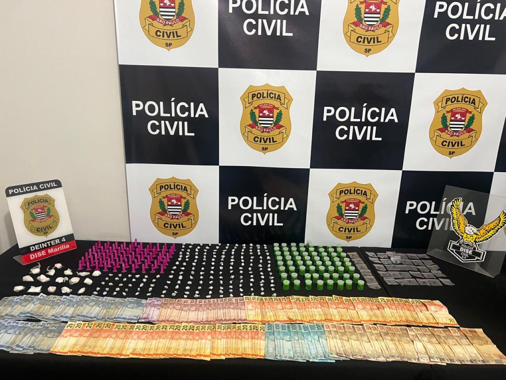 Operação policial resulta em prisão por tráfico de drogas na zona sul de&nbsp;Marília
