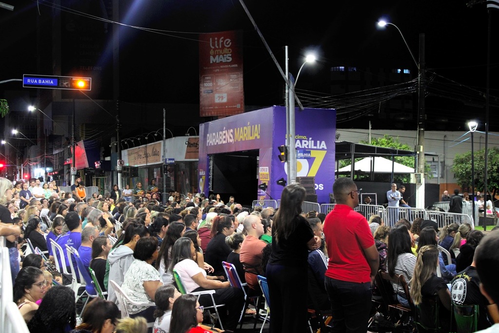 4 de Abril: Mais de 400 fiéis participam da transmissão do Santo Rosário com Frei Gilson no aniversário de Marília
