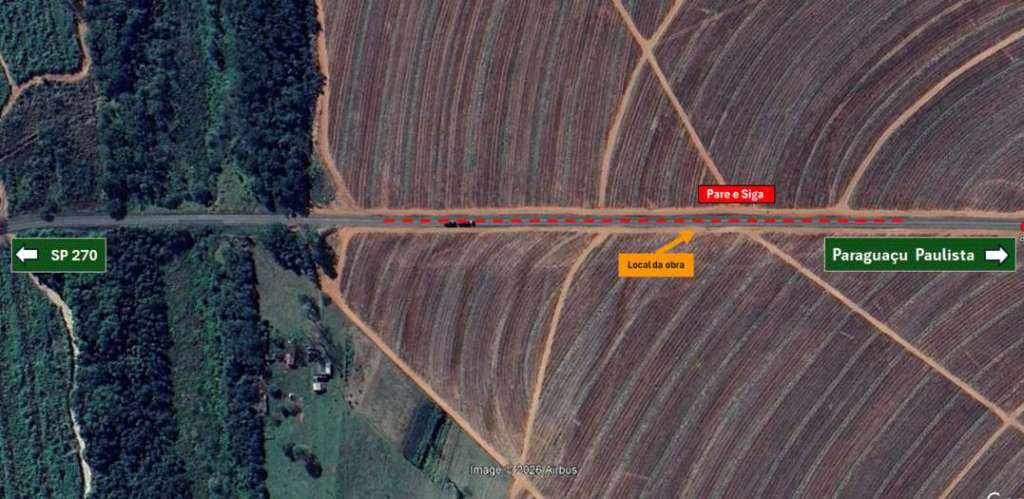 Vicinal em Paraguaçu Paulista terá Pare e Siga nesta&nbsp;terça