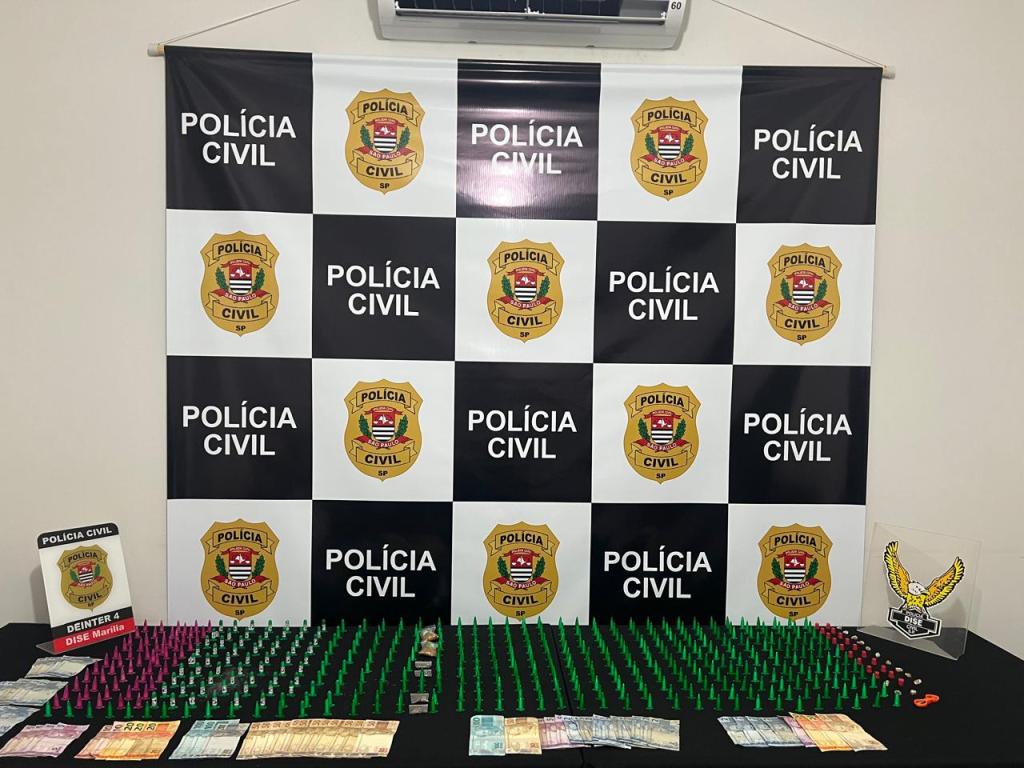 DISE apreende trio de adolescentes por tráfico de drogas na zona sul de Marília