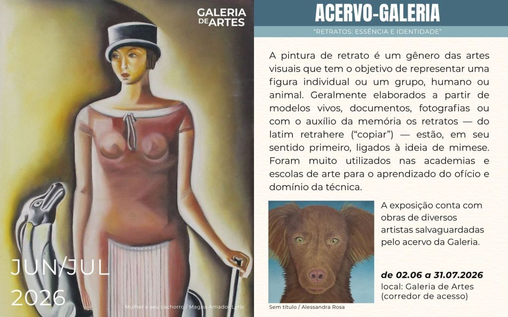 Galeria Municipal de Artes recebe exposição que destaca a riqueza dos retratos e da identidade&nbsp;humana