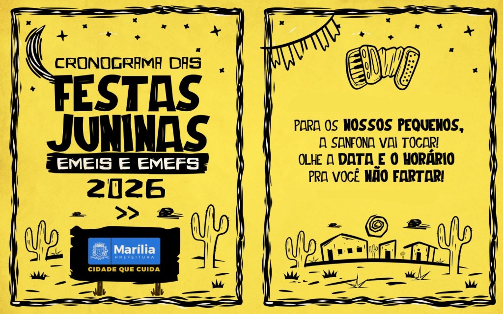 Festas Juninas das escolas municipais terão início dia 11 de junho e vão até 22 de&nbsp;agosto