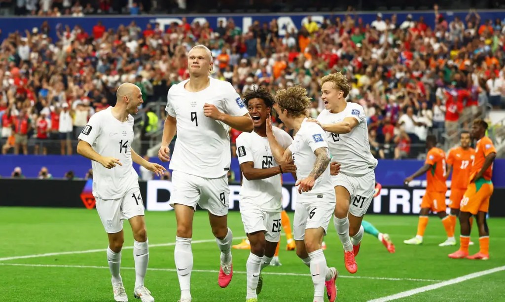 Haaland decide, Noruega vence Costa do Marfim e vai pegar o&nbsp;Brasil