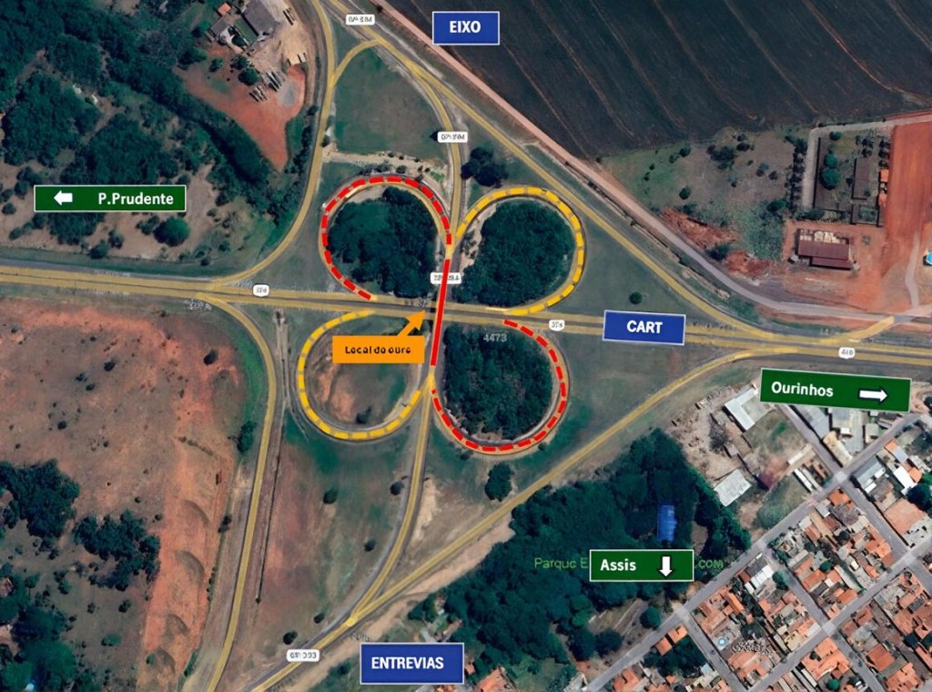 REGIÃO: Obras em viaduto da Raposo Tavares alteram trânsito em&nbsp;Assis