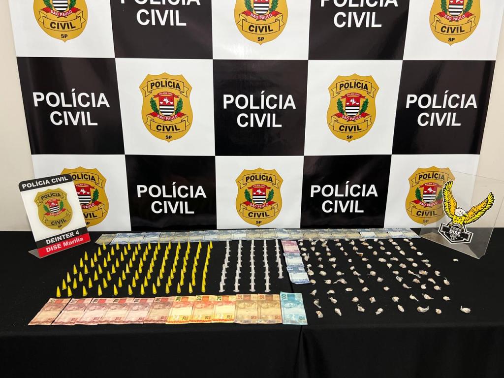 DISE prende jovem e apreende adolescente por tráfico de drogas na zona sul de&nbsp;Marília